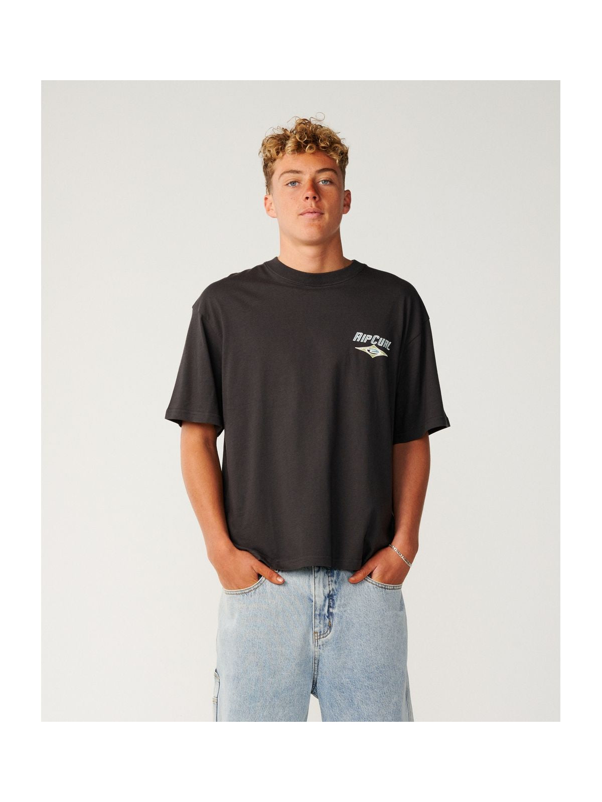 Koszulka męska RIP CURL Heritage Icon Tee czarna