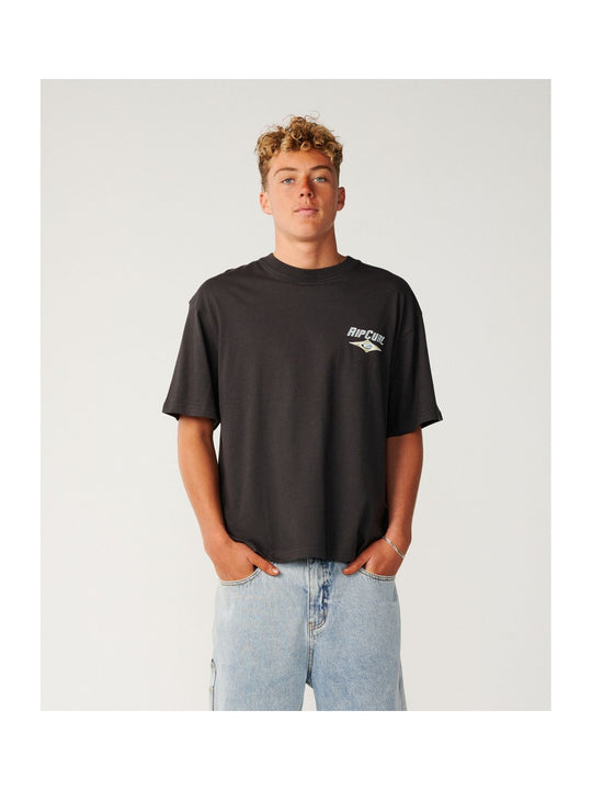 Koszulka męska RIP CURL Heritage Icon Tee czarna
