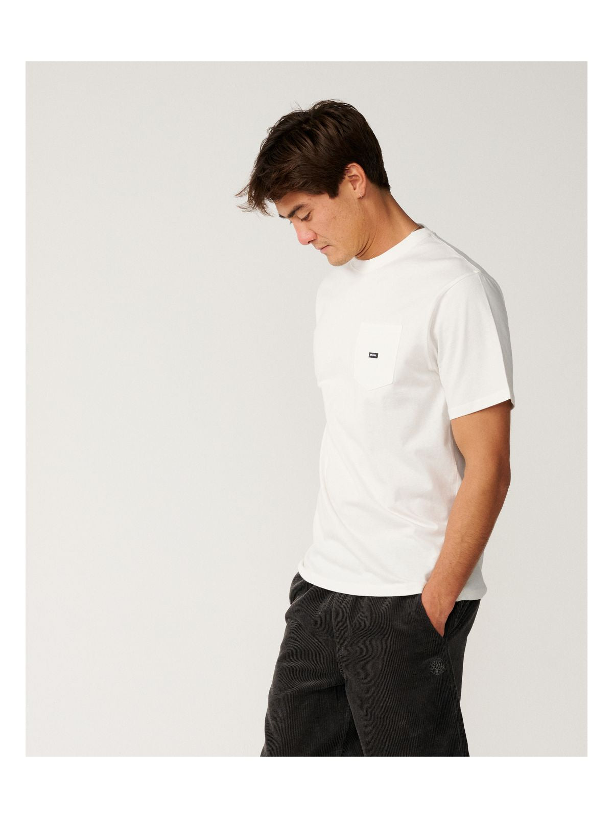Koszulka męska RIP CURL Pacific Rinse Pocket Tee biała