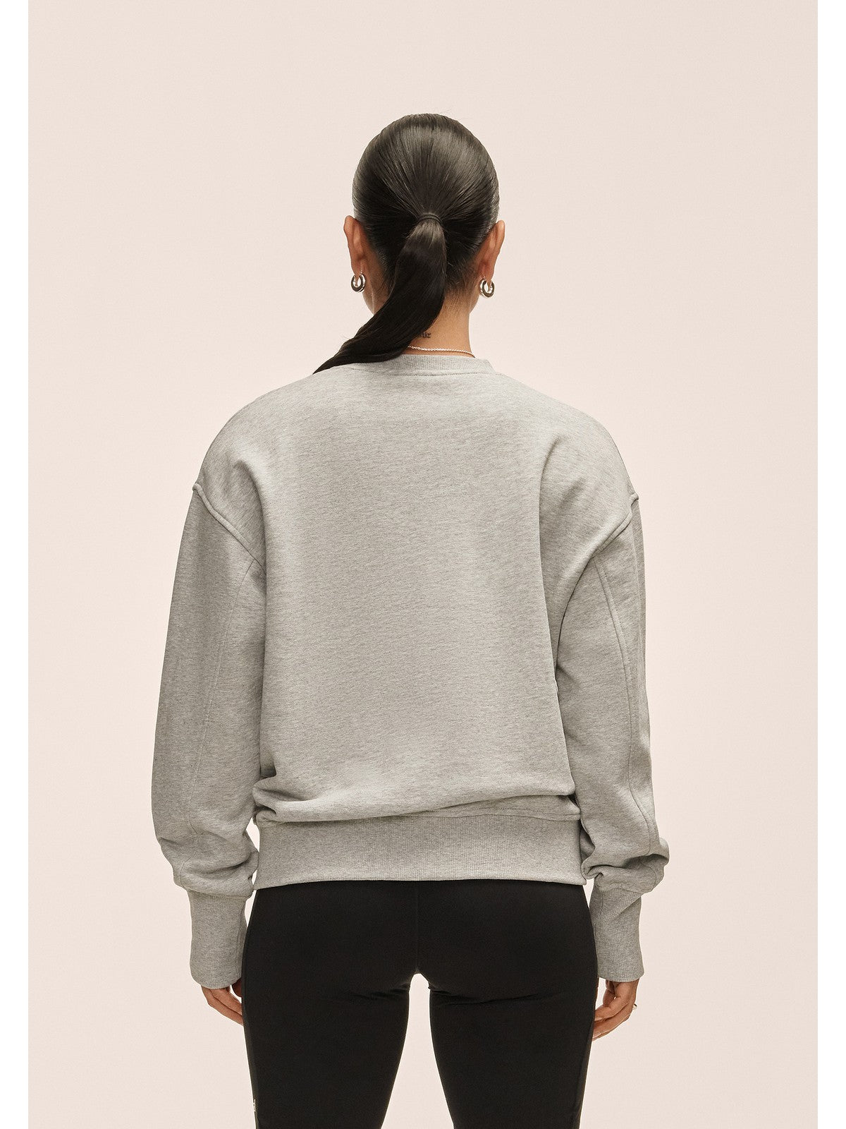 Bluza damska CASALL Terry Spring Graphic Crew kolor szary