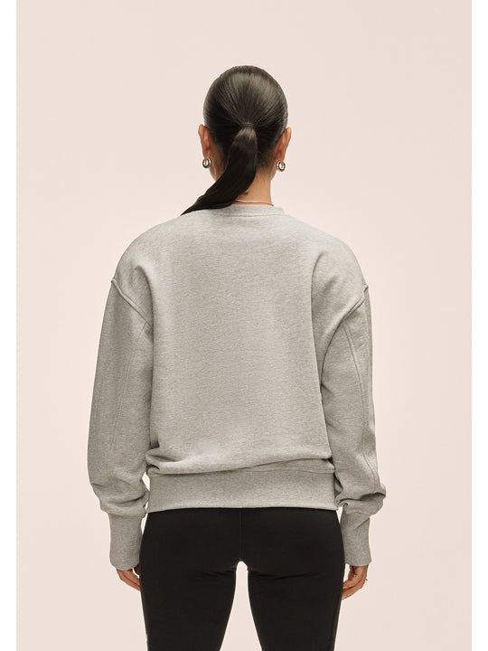 Bluza damska CASALL Terry Spring Graphic Crew kolor szary
