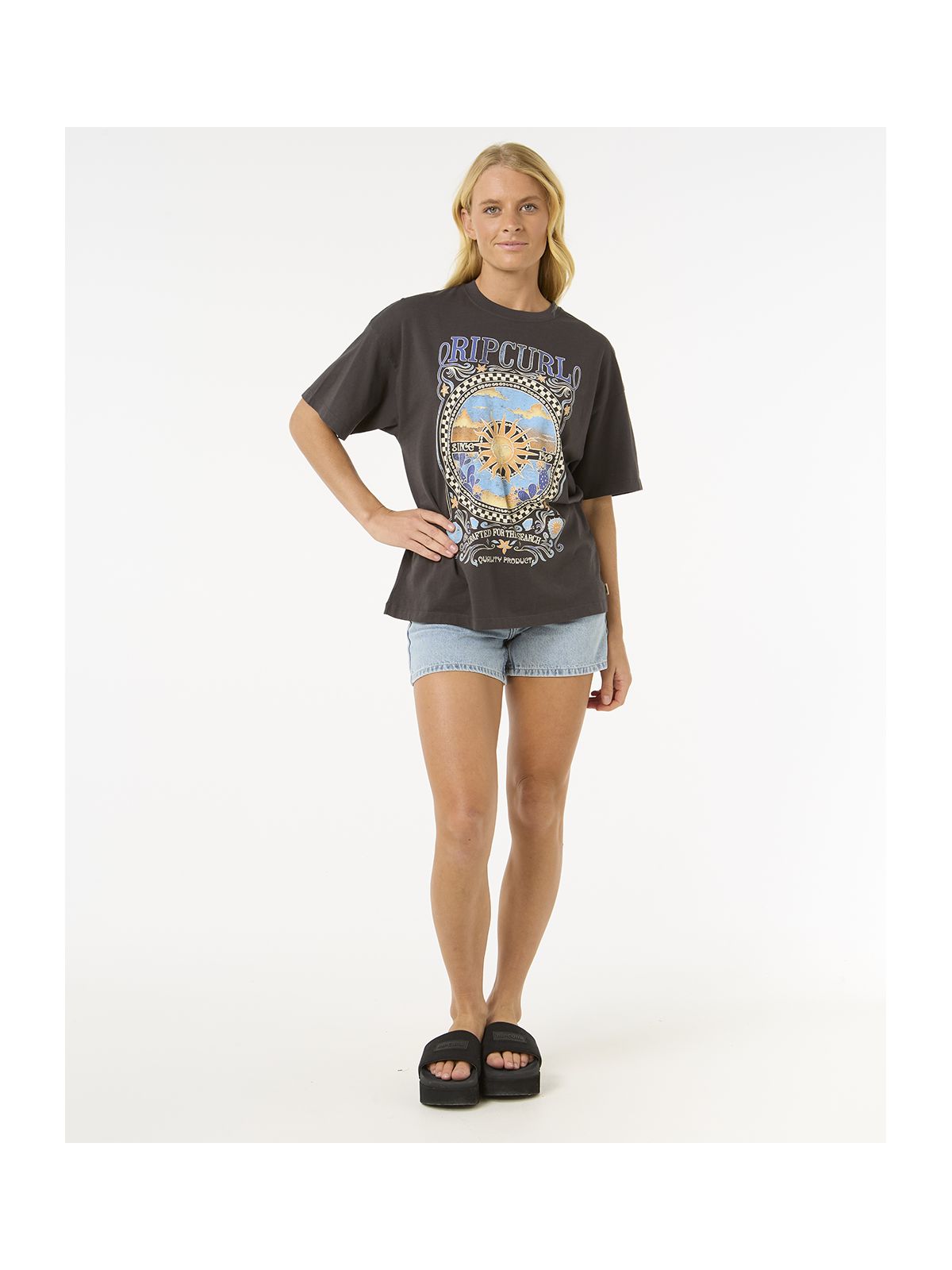 Koszulka RIP CURL Luna Heritage Tee czarny