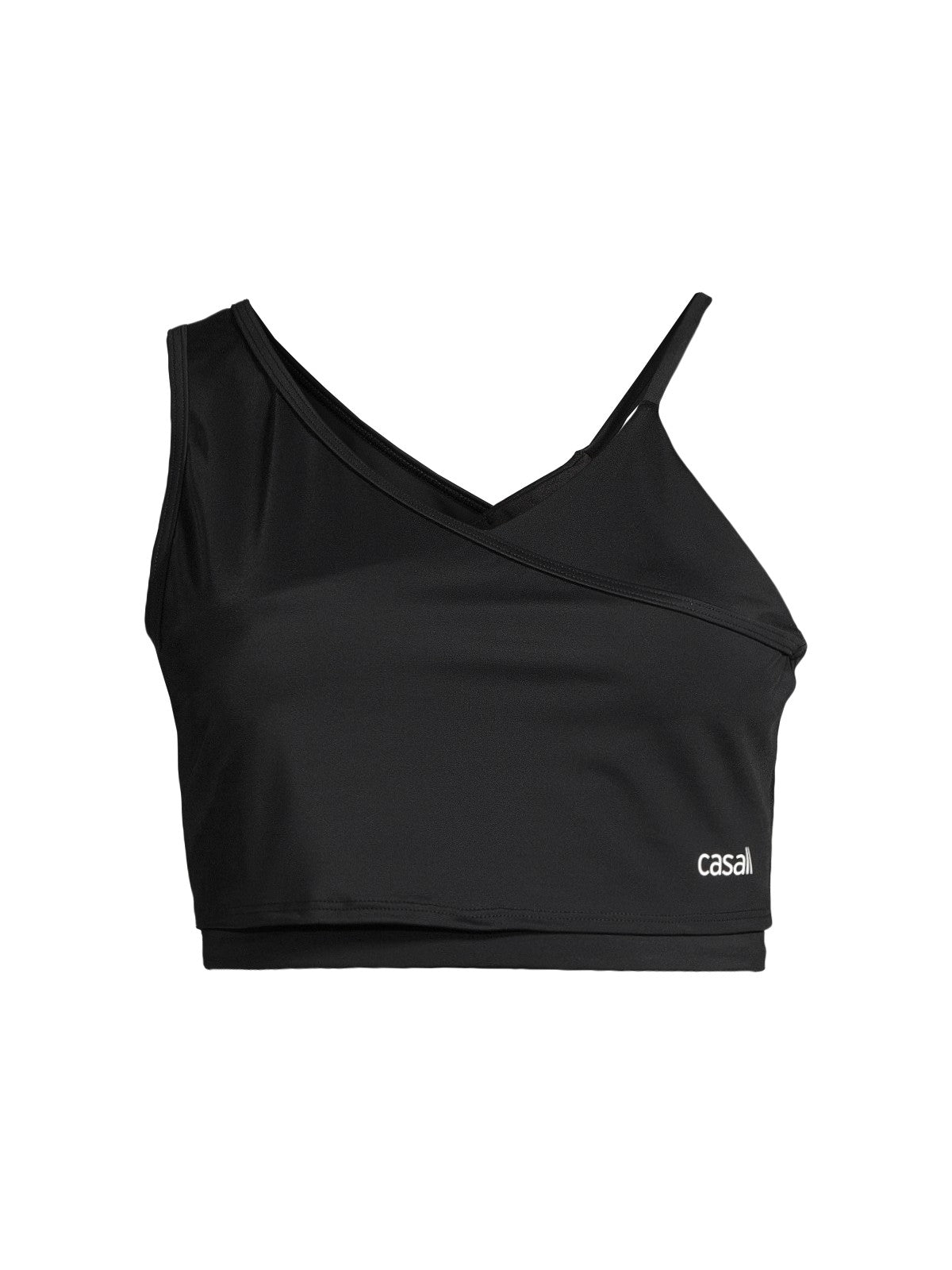 Top CASALL Asymmetry Sports Top kolor czarny