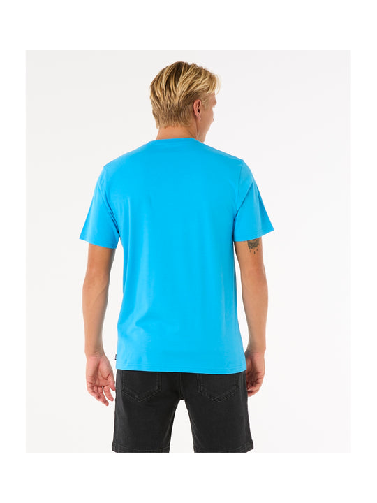 Koszulka męska RIP CURL Big Mumma Icon Tee niebieska
