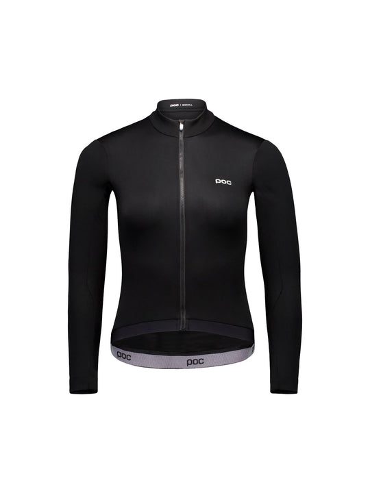 Koszulka rowerowa POC W's Thermal Lite LS Jersey czarna
