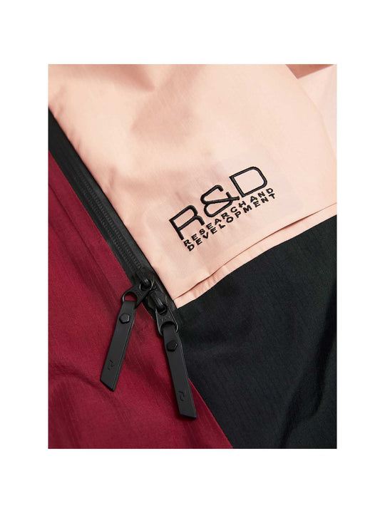 Spodnie PEAK PERFORMANCE W Vertical Gore-Tex Pro Bib Pants bordowy
