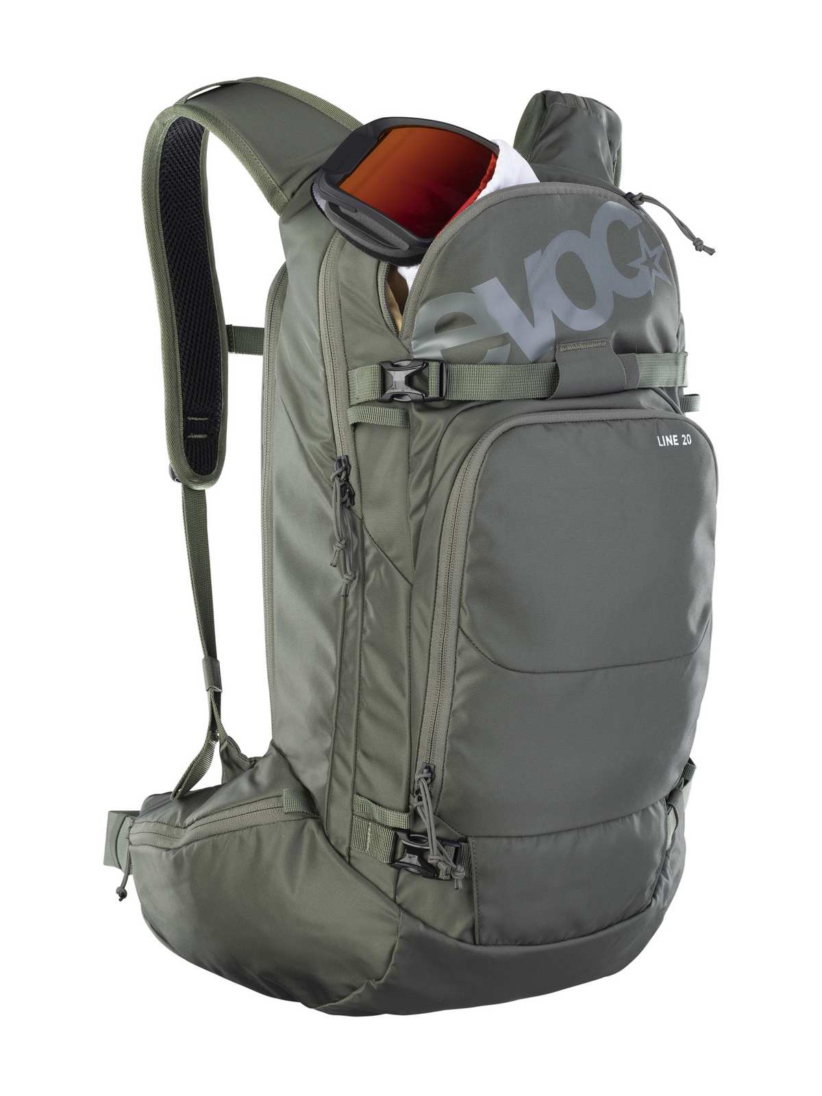 Plecak narciarski EVOC Line 20 dark olive