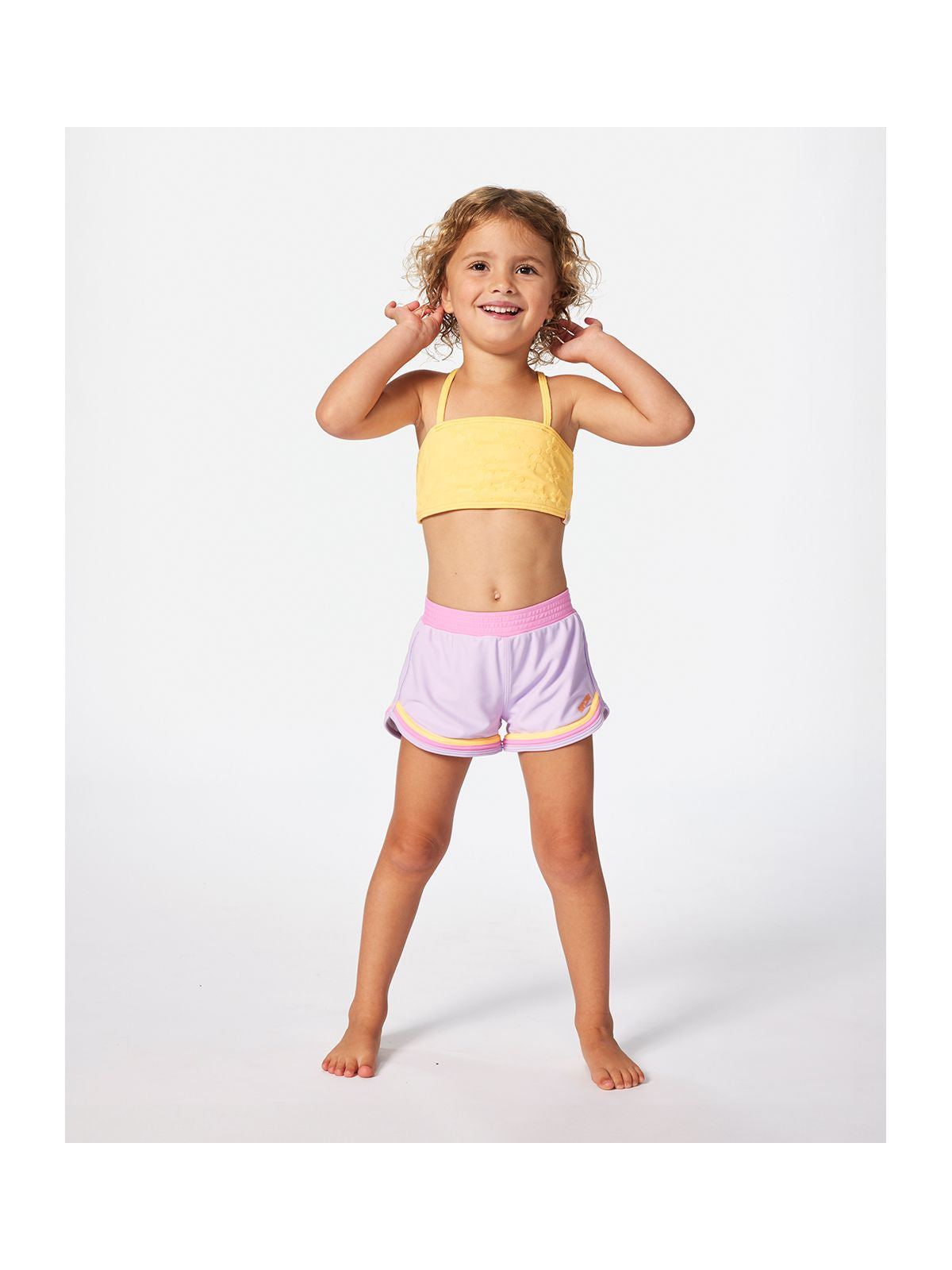 Szorty kąpielowe dziewczęce RIP CURL Rainbow Tide Boardshort - Girl fioletowe