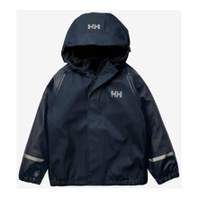 Kurtka puchowa dziecięca HELLY HANSEN K ISFJORD DOWN JACKET granatowa
