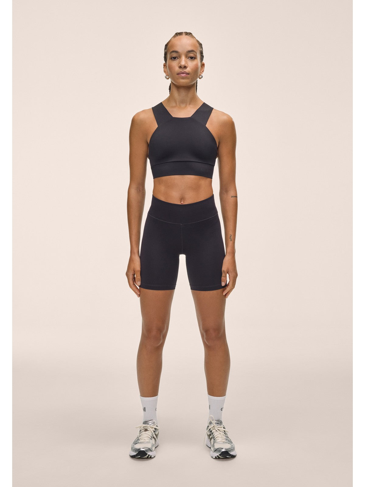 Spodenki damskie CASALL Regular Waist Bikers kolor czarny