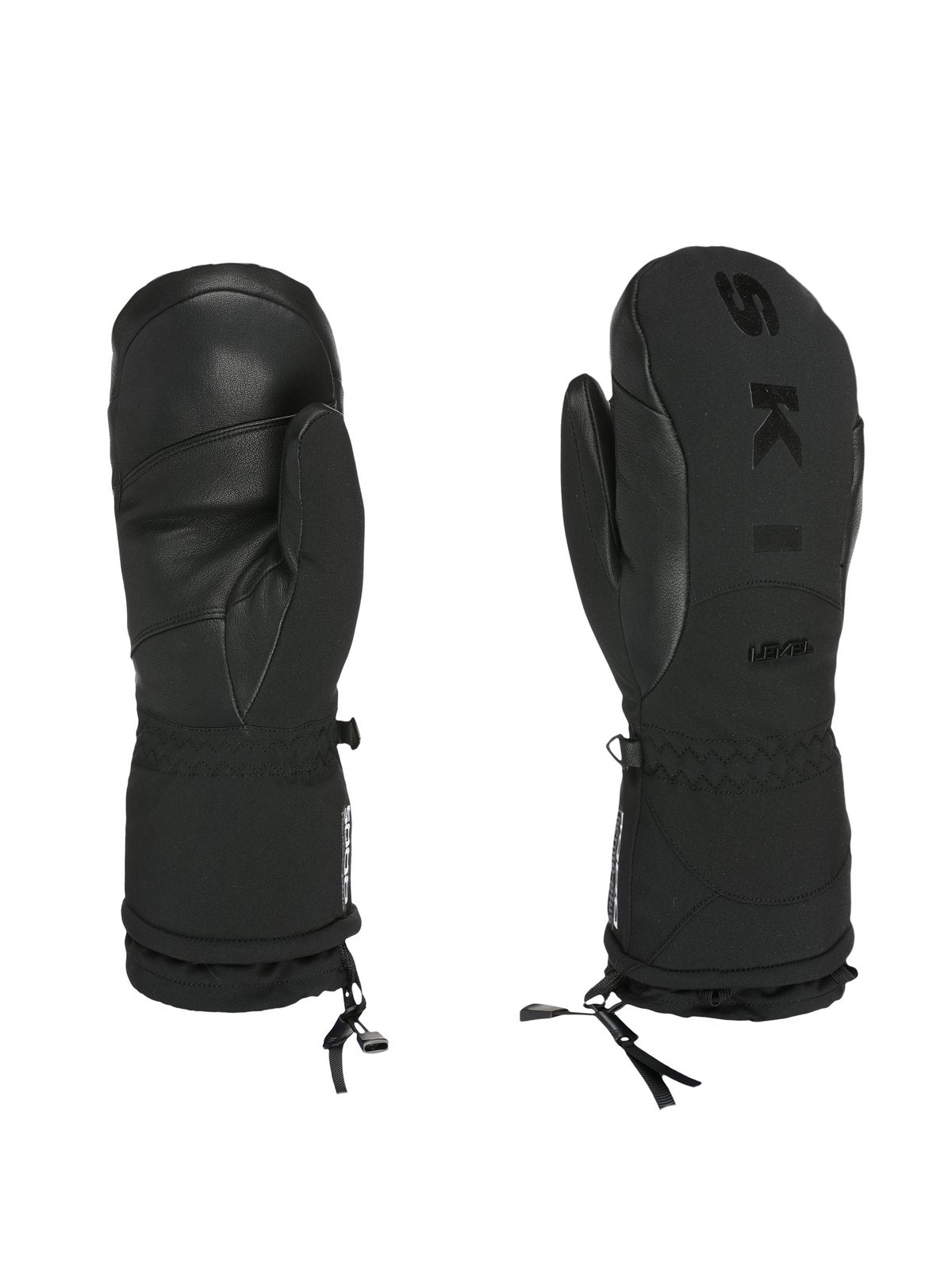 Rękawice narciarskie damskie LEVEL Flames Mitt czarny