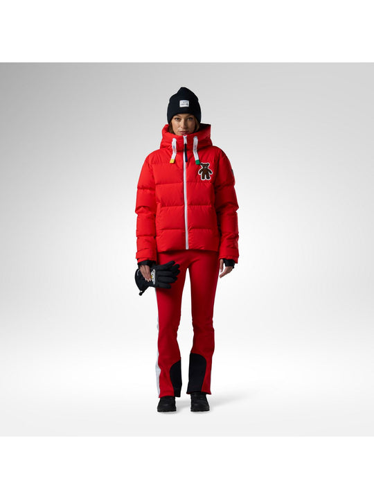Kurtka narciarska damska ROSSIGNOL W Jcc Allsnow Down Ski Jacket czerwona
