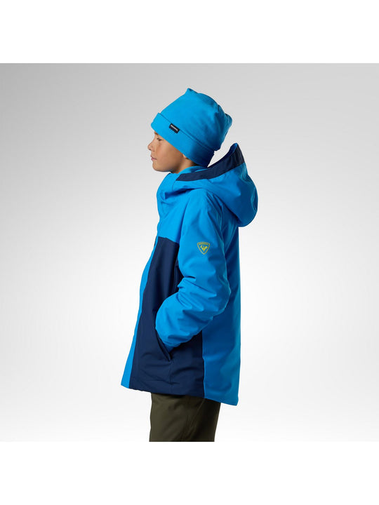 Kurtka narciarska juniorska ROSSIGNOL Jr Strawpile Insulated Ski Jkt niebieska
