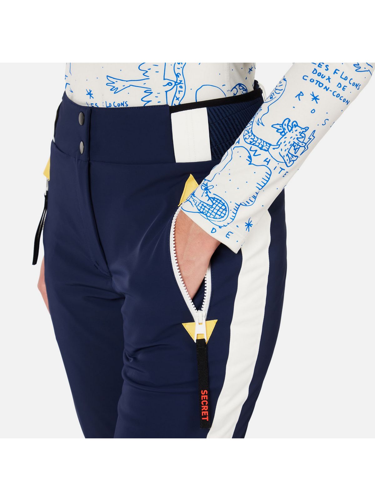 Spodnie narciarskie damskie ROSSIGNOL W Jcc Valthor Pant niebieskie