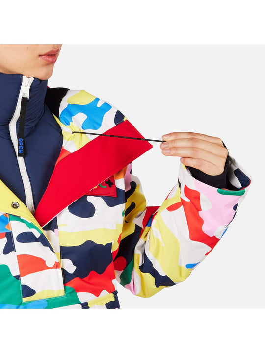 Kurtka narciarska damska ROSSIGNOL W JCC VALTHOR JKT mulitkolor
