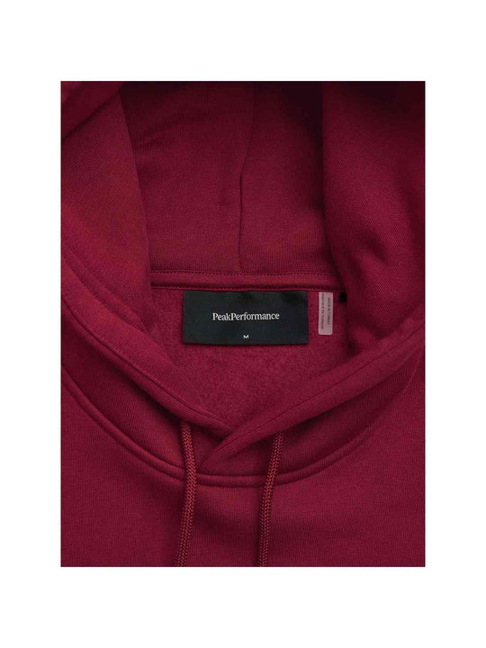 Bluza PEAK PERFORMANCE Original Small Logo Hood Men bordowy
