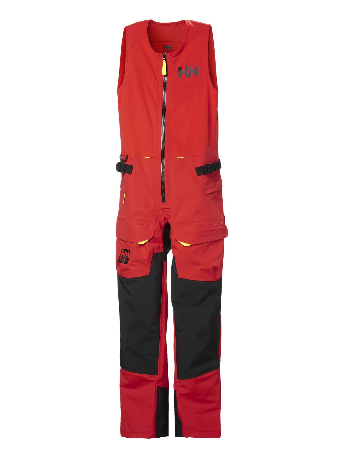 Spodnie damskie HELLY HANSEN W Ægir Race Salopett Kolor czerwone