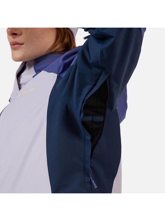 Kurtka narciarska damska ROSSIGNOL W VELIKA INSULATED JKT szara
