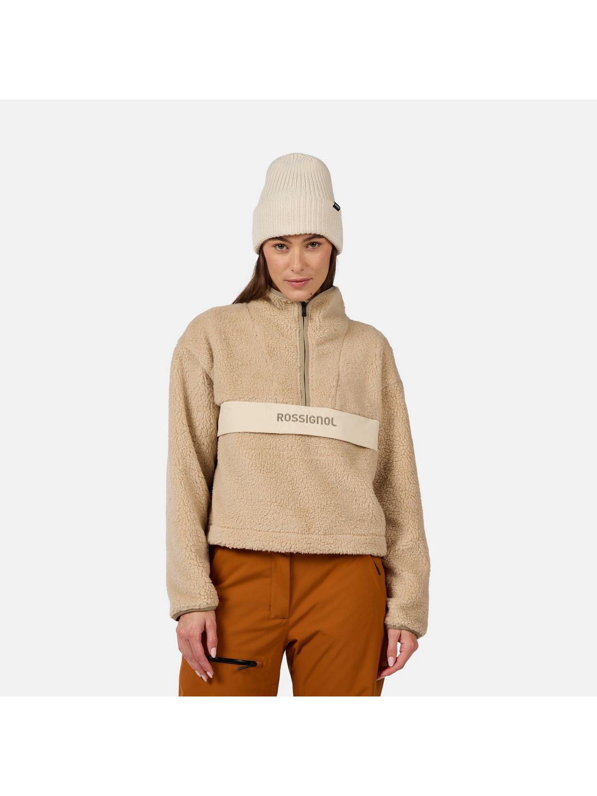 Bluza damska ROSSIGNOL W ALLTRACK HZ FLEECE szara