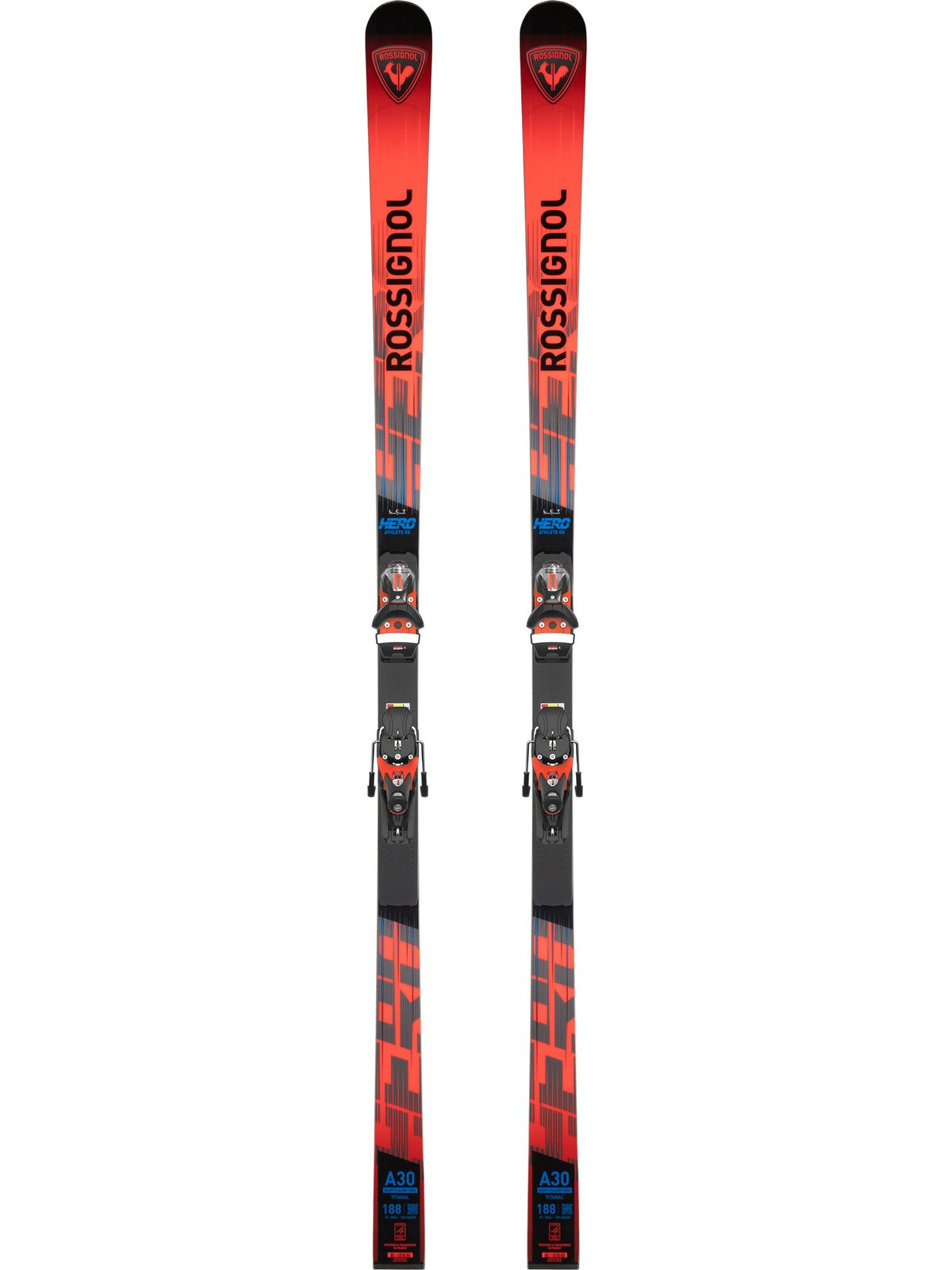 Narty ROSSIGNOL HERO Athlete FIS GS FAC 188 + LOOK SPX12 Rockerace