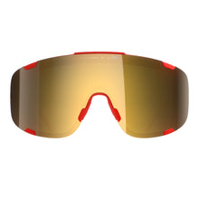 Okulary rowerowe POC Devour Wide Fit czerwony Cat 2 Clarity Road/Partly Sunny Gold

