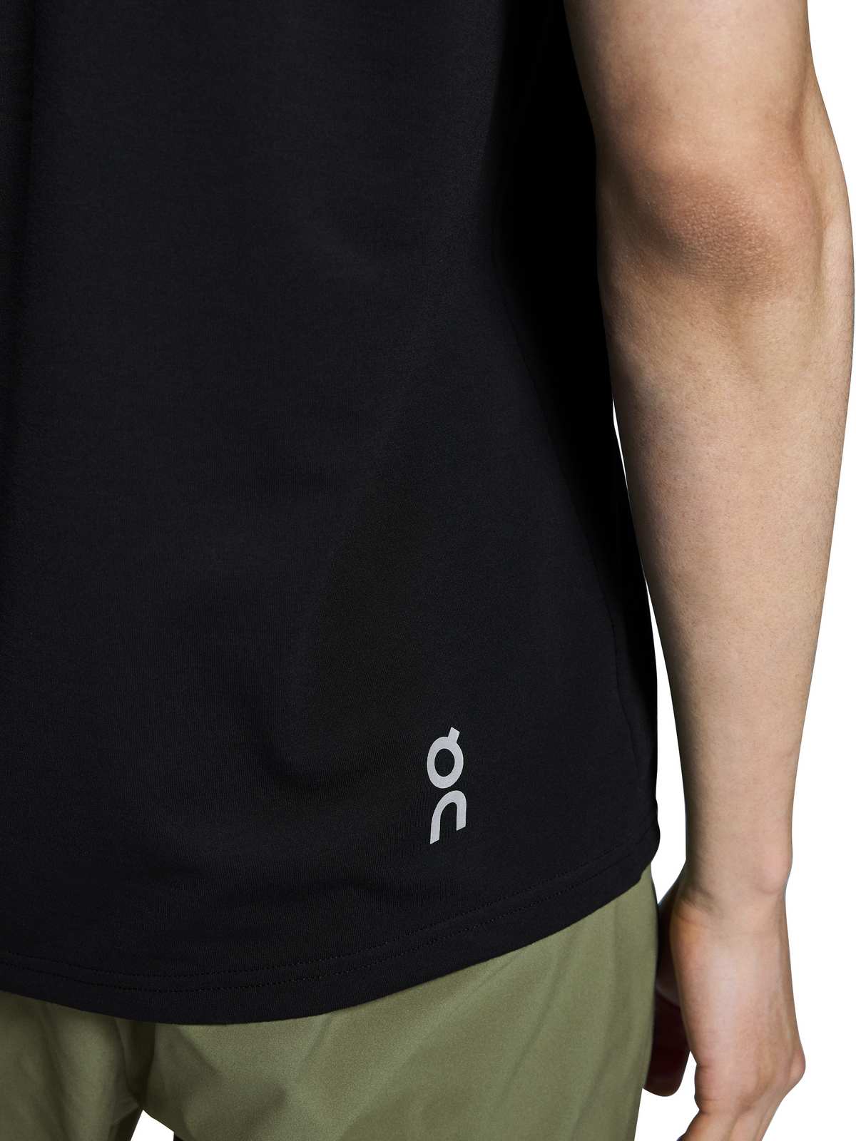 T-Shirt do biegania męski On On Run-T czarny