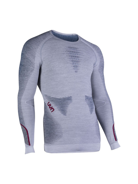 Koszulka UYN Ambityon Uw Shirt Lg Sl. Melange biały
