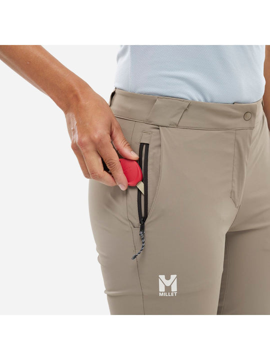 Spodnie damskie MILLET Ubic Stretch 3/4 Pant W beżowe
