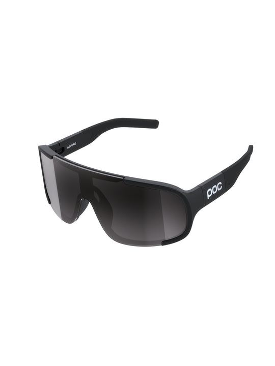 Okulary rowerowe POC Aspire Wide Fit Cat 2  czarny Clarity Universal/Partly Sunny Grey
