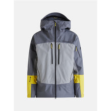Kurtka Peak Performance M Vislight Gore-Tex Pro Jacket - szary/ciemny szary/limonkowy - Adventure Sports
