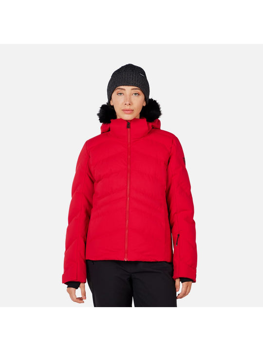 Kurtka narciarska damska ROSSIGNOL W STACI INSULATED JKT czerwona
