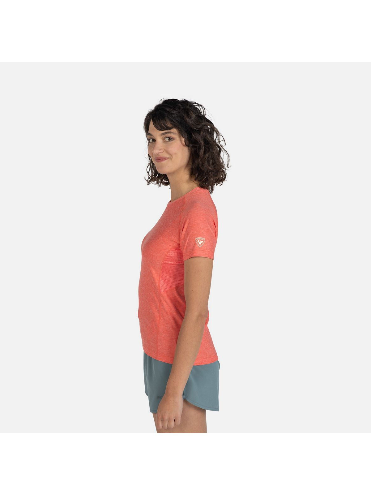 Koszulka treningowa damska ROSSIGNOL W Westweg Tee różowy - Adventure Sports