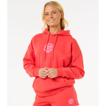 Bluza dresowa damska RIP CURL Icons Of Surf Heritage Hood czerwona
