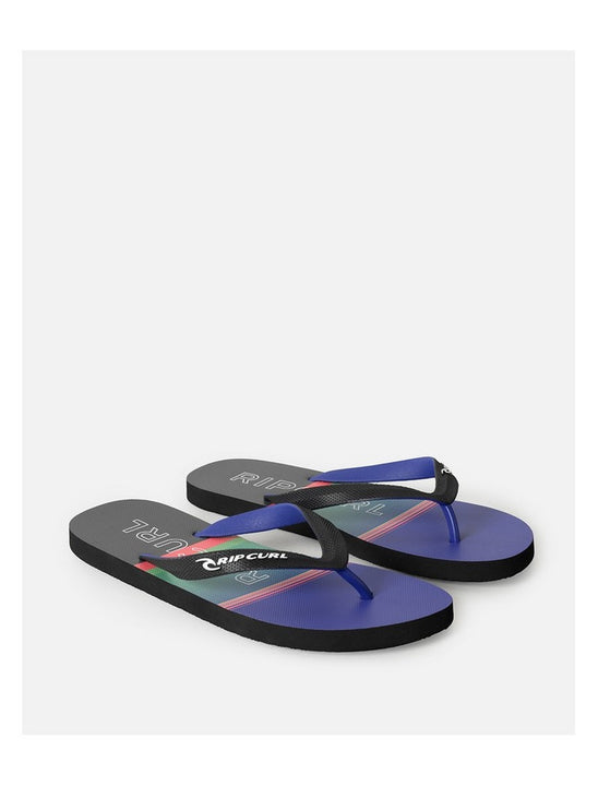 Japonki plażowe męskie RIP CURL Breakers Bloom Open Toe niebieskie
