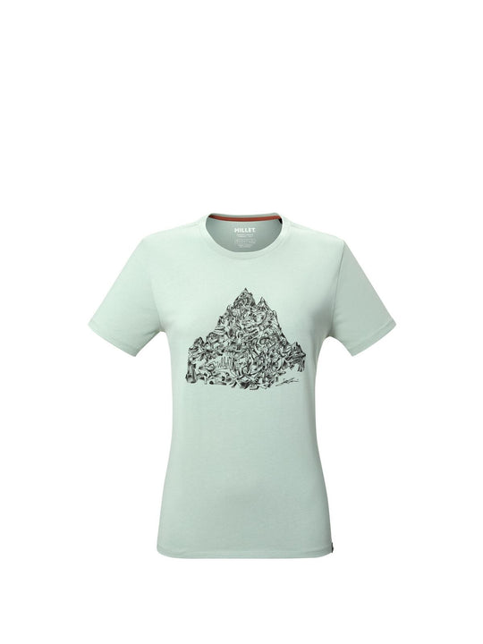 Koszulka MILLET CIMAICOLLAB TS SS W zielony - Adventure Sports
