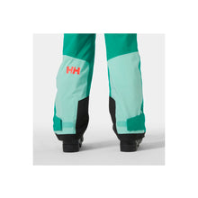 Spodnie narciarskie dziecięce HELLY HANSEN Jr Girl Stellar Bib Pant kolor zielony
