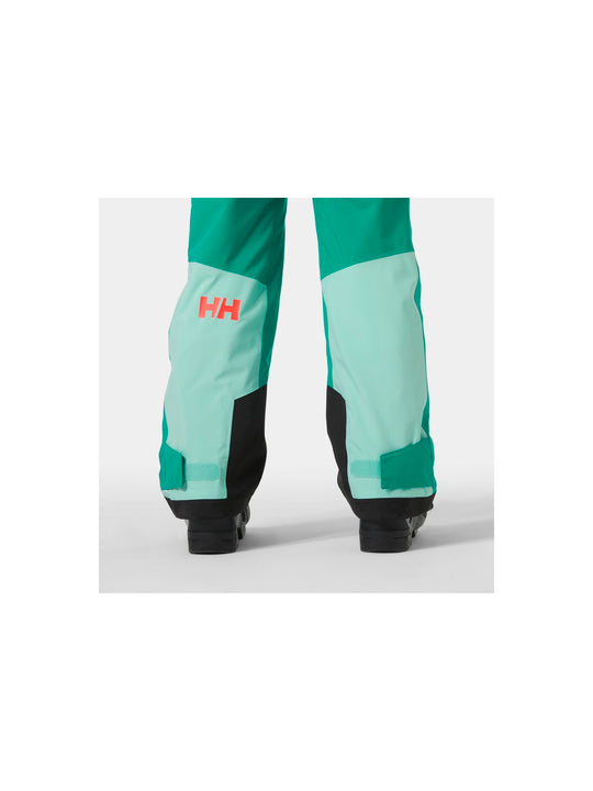 Spodnie narciarskie dziecięce HELLY HANSEN Jr Girl Stellar Bib Pant kolor zielony
