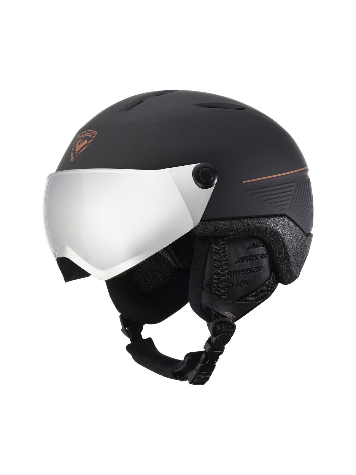 Kask narciarski FIT VISOR IMPACTS Photochromic Black czarny