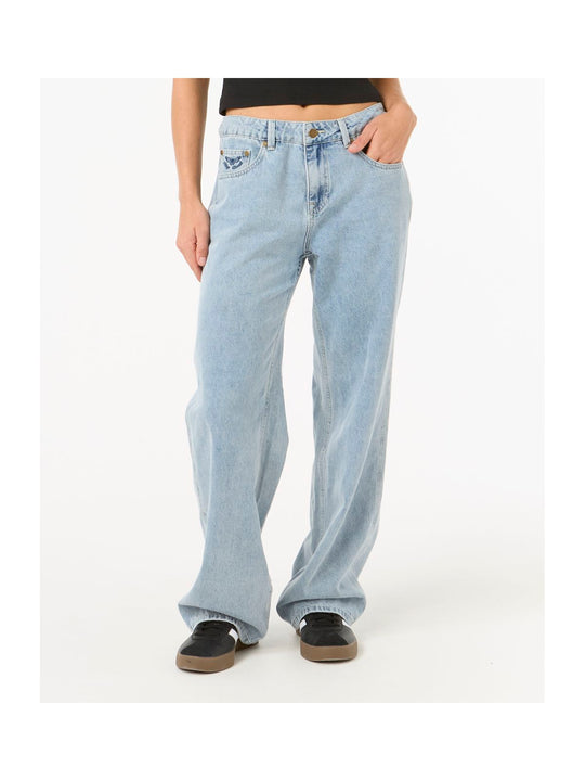 Spodnie RIP CURL AGGIE RELAXED JEANS niebieskie
