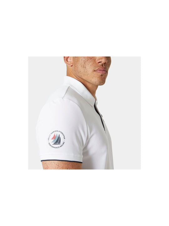 Koszulka HELLY HANSEN OCEAN POLO 2.0 biały - Adventure Sports
