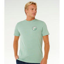 Koszulka męska RIP CURL Pacific Rinse Stacked Tee zielona
