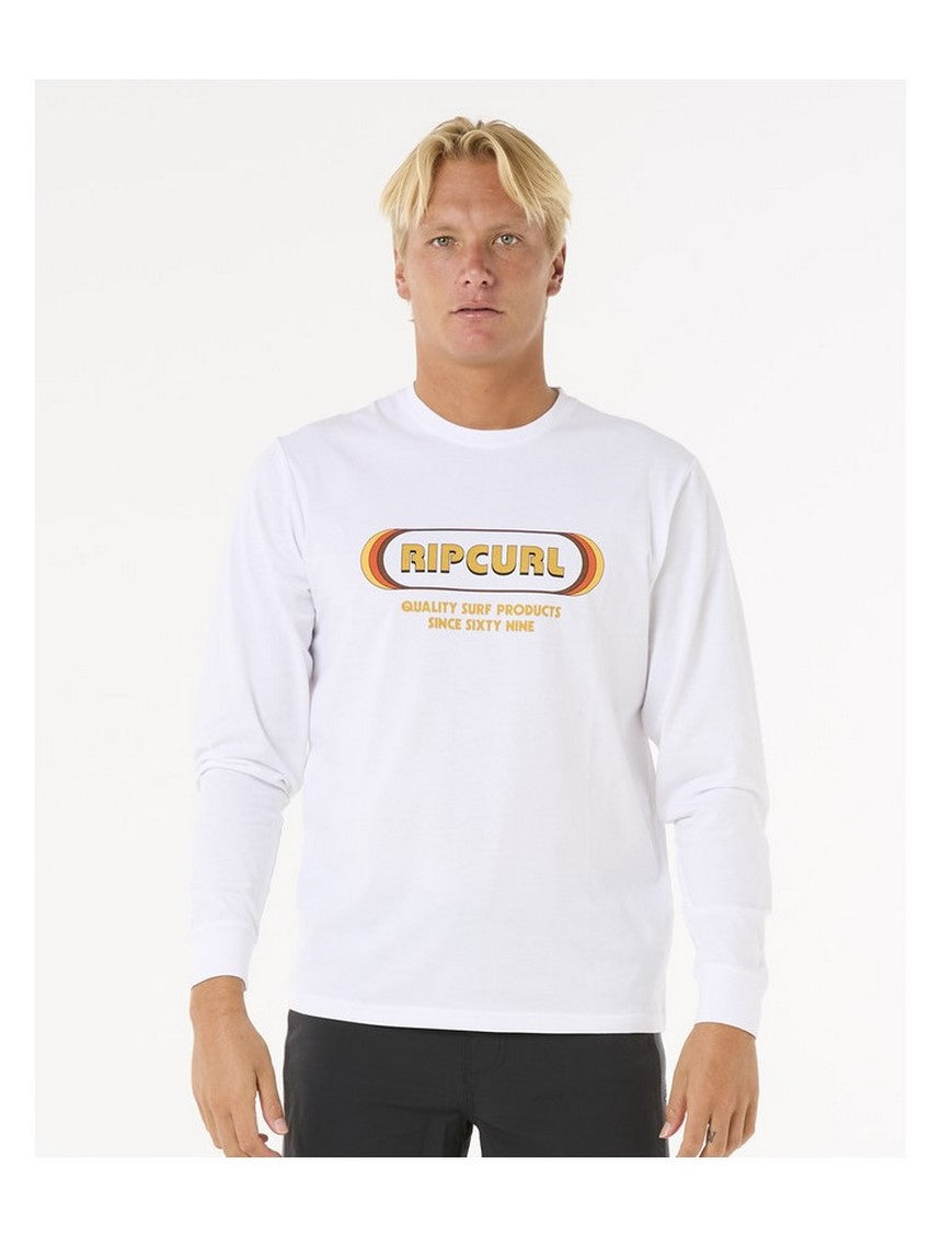 Koszulka z filtrem UV RIP CURL Icons Of Surf Upf L/S biała