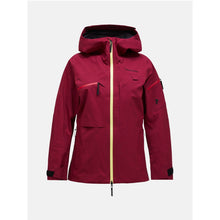 Kurtka PEAK PERFORMANCE W Alpine Gore-Tex 3L Jacket bordowy
