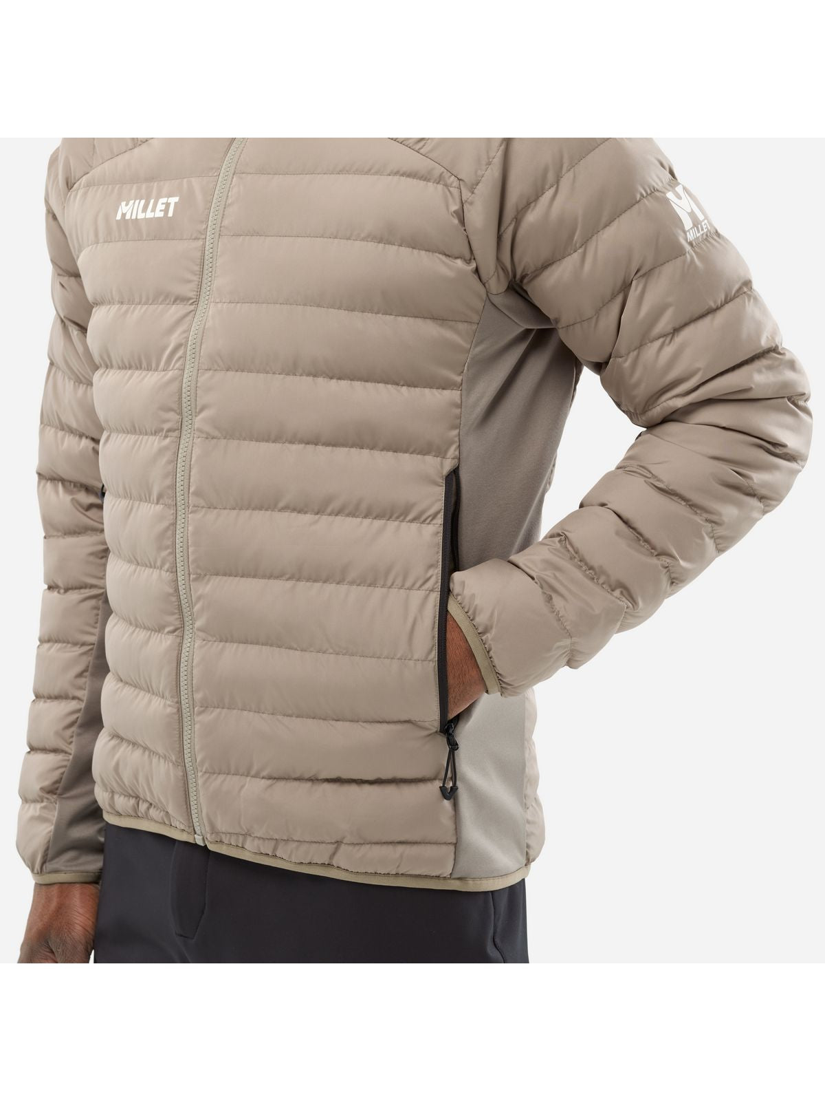 Kurtka męska MILLET M Fitz Roy Warm Hoodie M beżowa