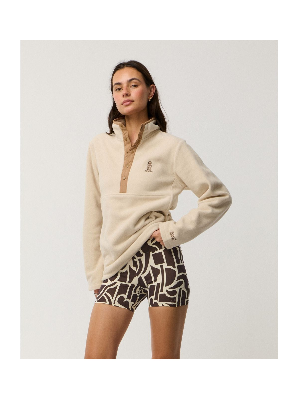 Polar damski RIP CURL S-Series Polartec Fleece piaskowy