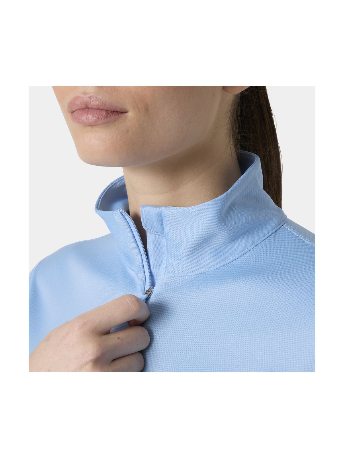 Bielizna termiczna damska HELLY HANSEN W HH TECH 1/2 ZIP niebieska