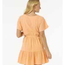 Sukienka letnia RIP CURL Cala Vadella S/S Cover Up pomarańczowa
