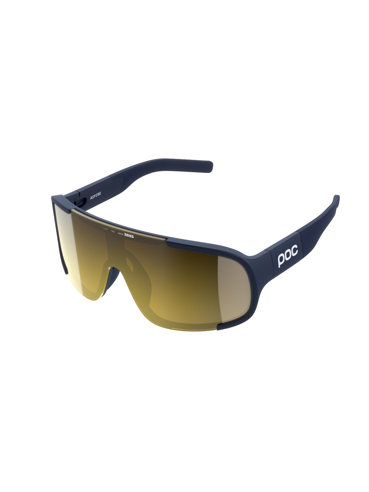 Okulary rowerowe POC Aspire Wide Fit granatowy cat.Clarity Road/Partly Sunny Gold