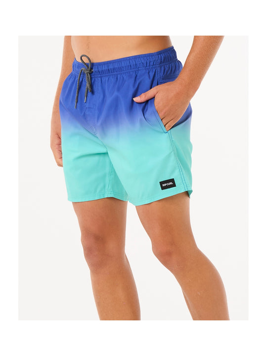 Szorty kąpielowe męskie RIP CURL Laze Fade Volley turkusowe
