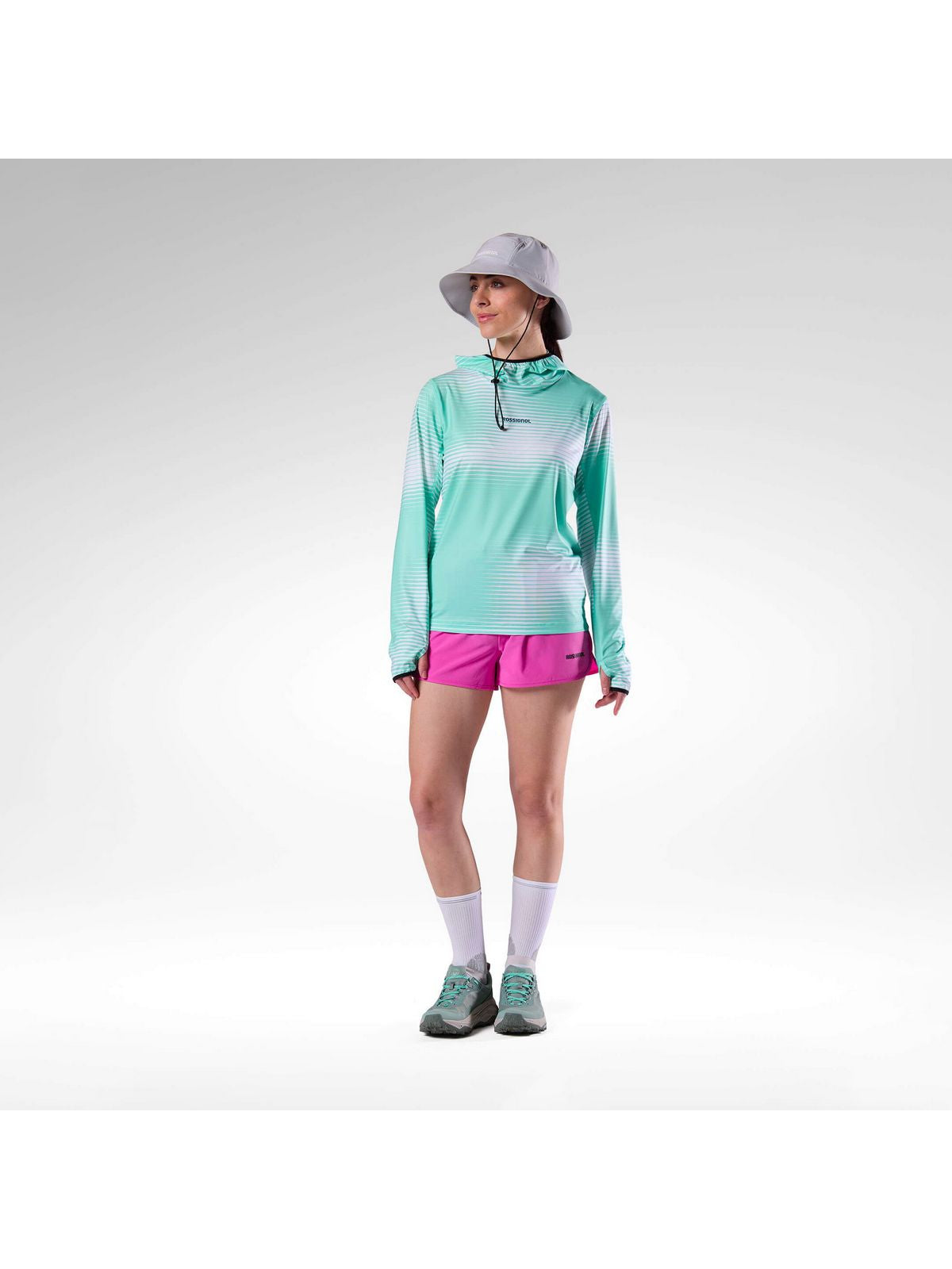 Szorty damskie ROSSIGNOL W Sidelhorn Short 3' różowe